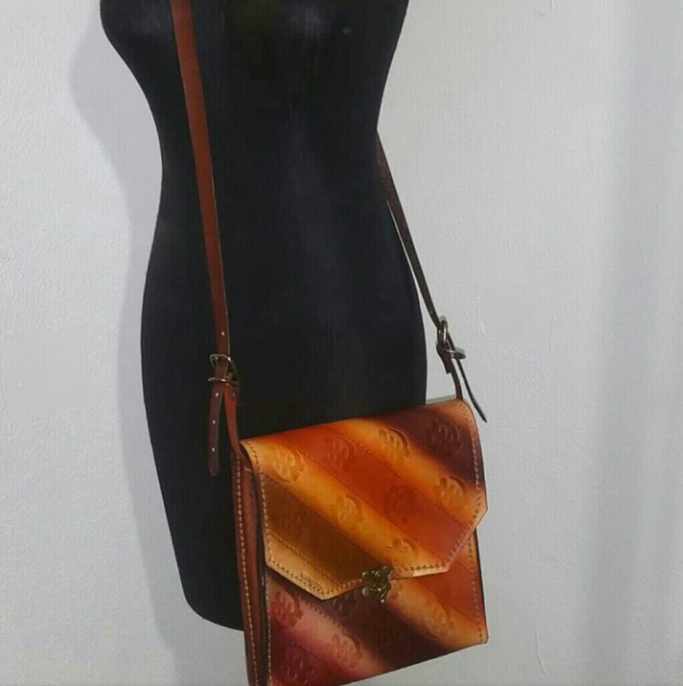 Hand-Made Leather Cross Body Bag
